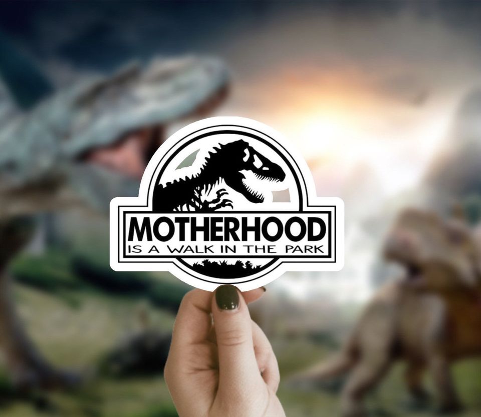 Funny Motherhood Sticker, Waterproof Sticker