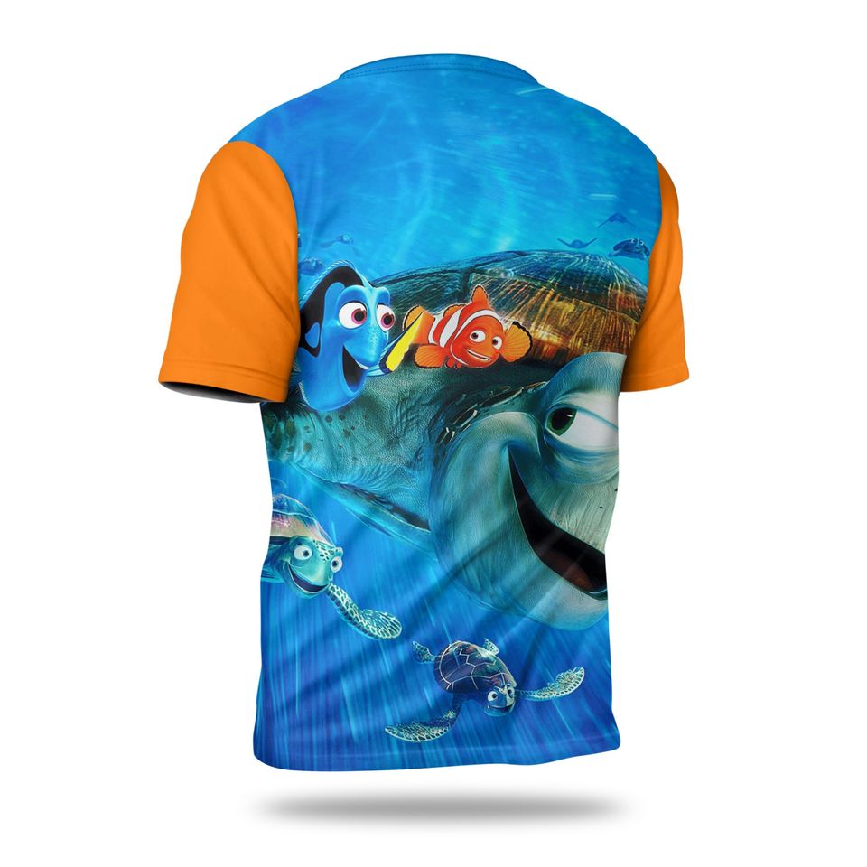 Nemo Finding Nemo Orange Button Overalls Patterns Disney T-shirts
