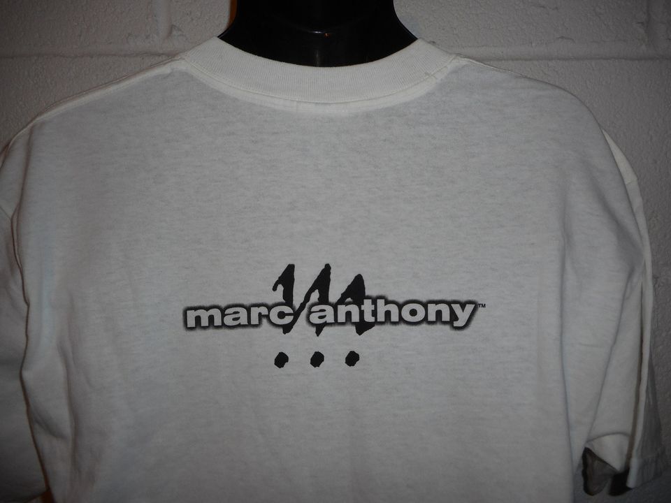Vintage 90s 1999 Marc Anthony Puerto Rican Pride T-Shirt