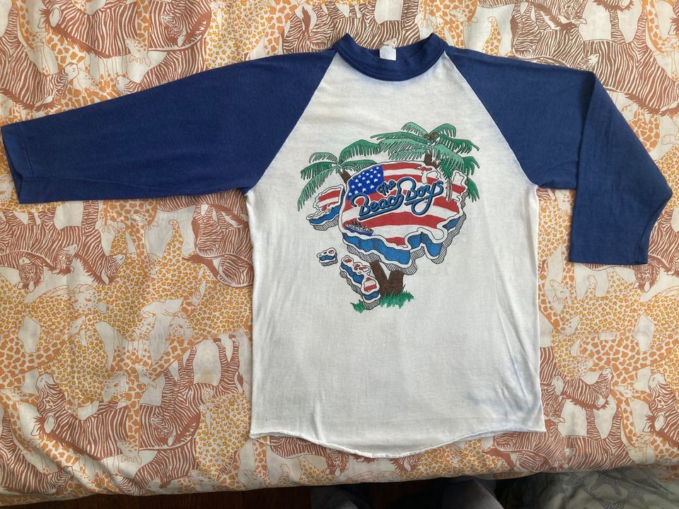 BEACH BOYS 1982 Tour baseball tee