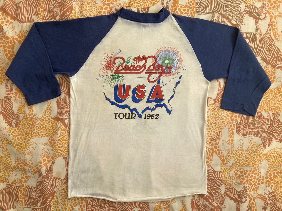 BEACH BOYS 1982 Tour baseball tee