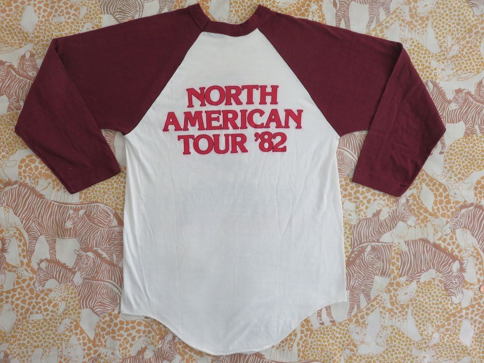Original Olivia Newton John 1982 tour baseball tee