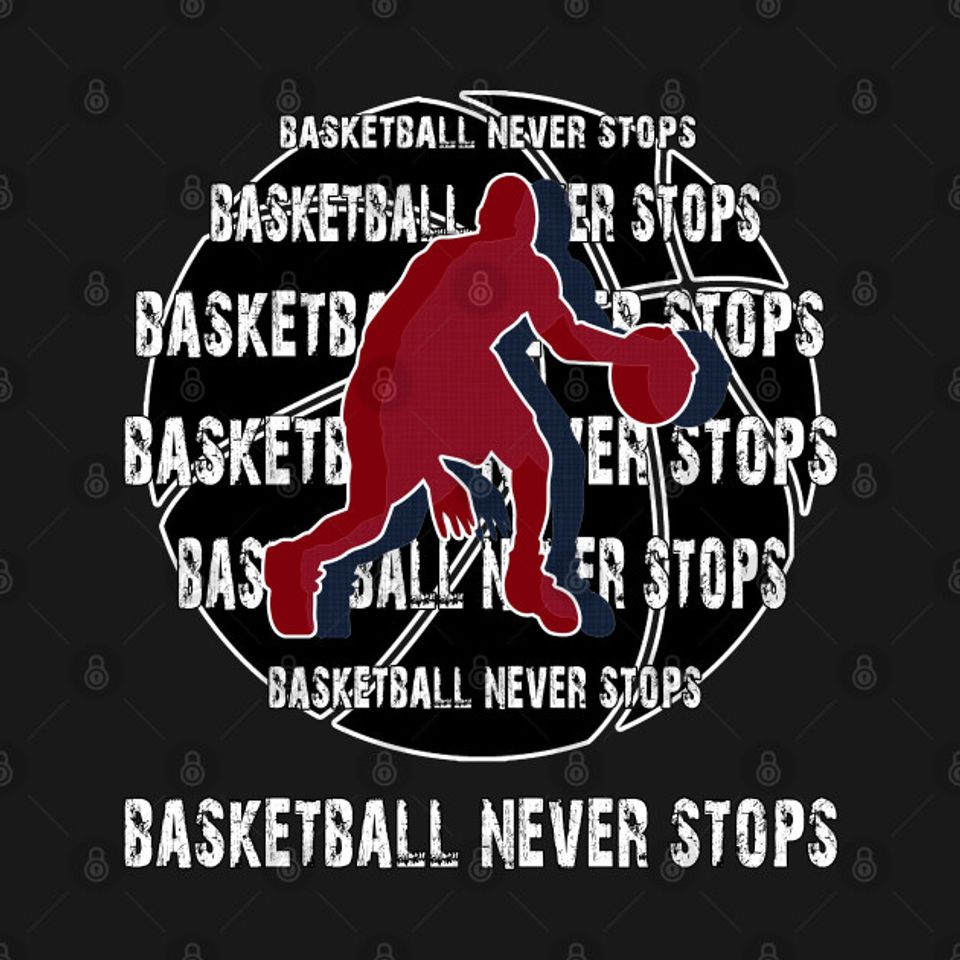 Basketball Never Stops - Basketball - Tank Top