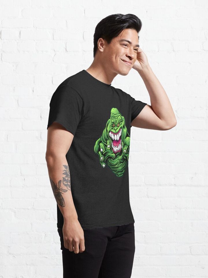 The Green Slimer Ghostbusters T-Shirt