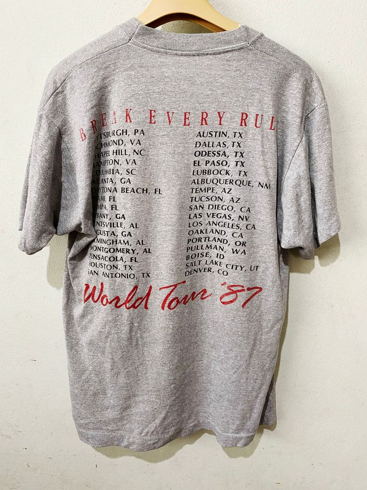 Vintage 1987 Tina Turner Break Every Rule Tour Shirt