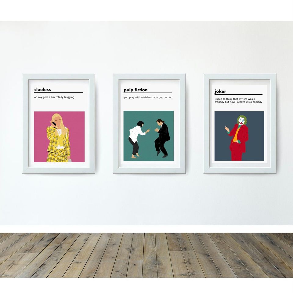 Pulp Fiction Quote Movie Poster