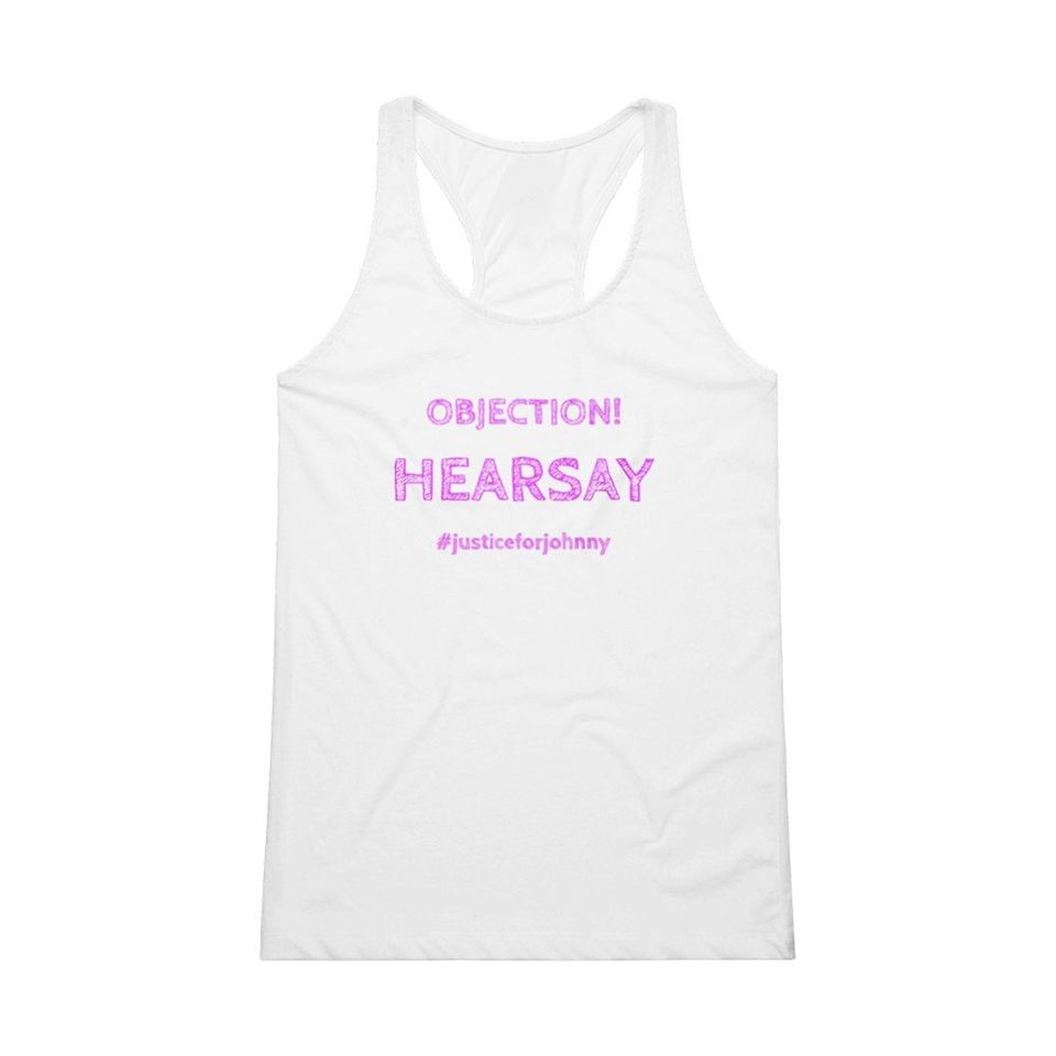 Objection Hearsay Vest Top - #Justiceforjohnny - Johnny Depp Tank top