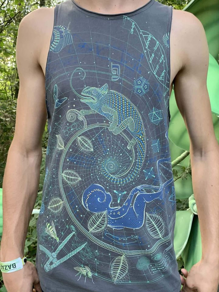 The Blue Print 1 Land  Men Tank Top