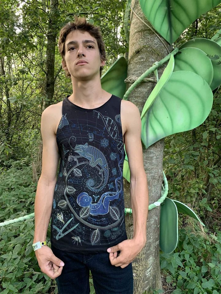 The Blue Print 1 Land  Men Tank Top