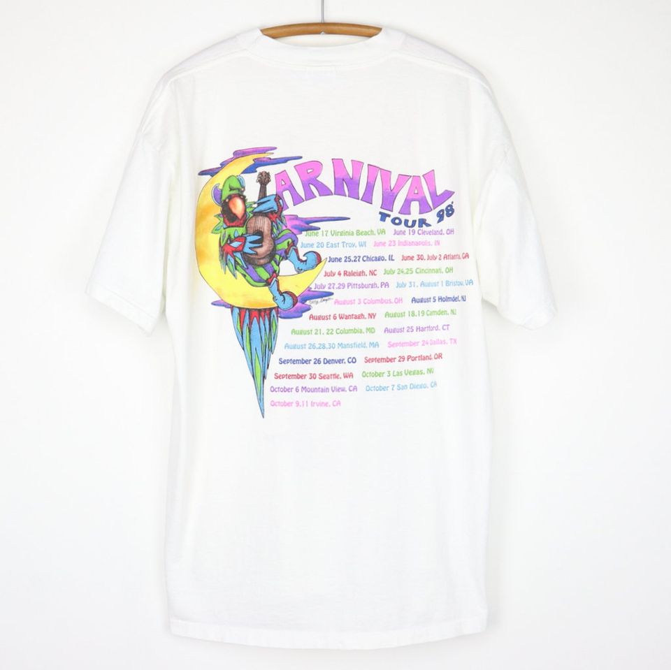 vintage 1998 Jimmy Buffett Carnival Tour Shirt