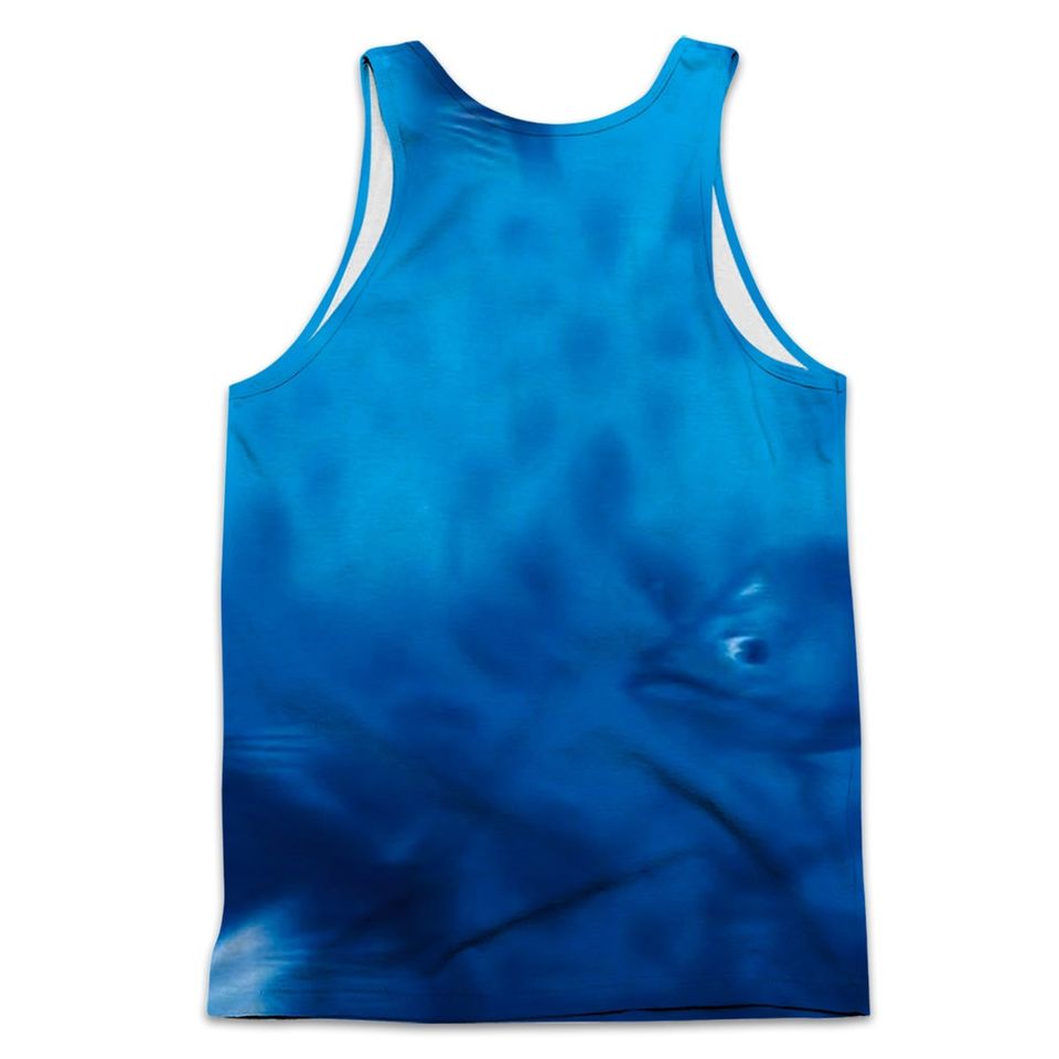 Blue Finding Nemo Full Print Disney Cartoon Graphic Summer Tanktop Shirt