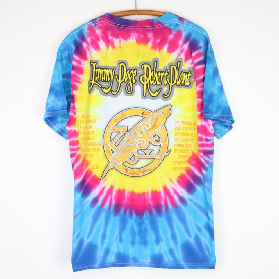 vintage 1998 Jimmy Page Robert Plant Tour Shirt