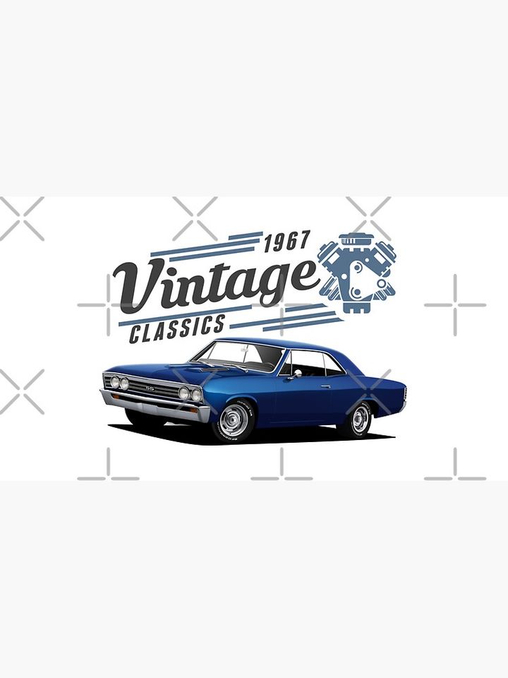 Classic Blue Chevelle Cap