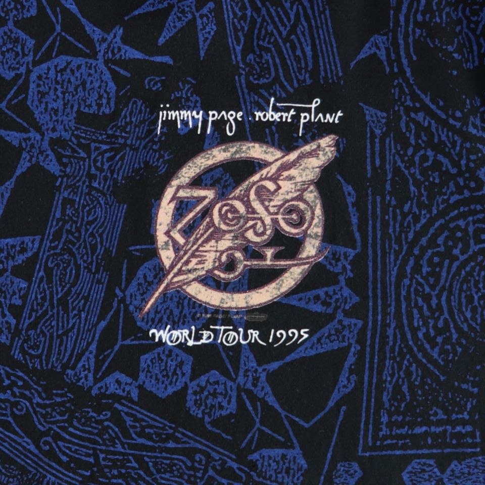 vintage 1995 Jimmy Page Robert Plant Zoso Tour Shirt
