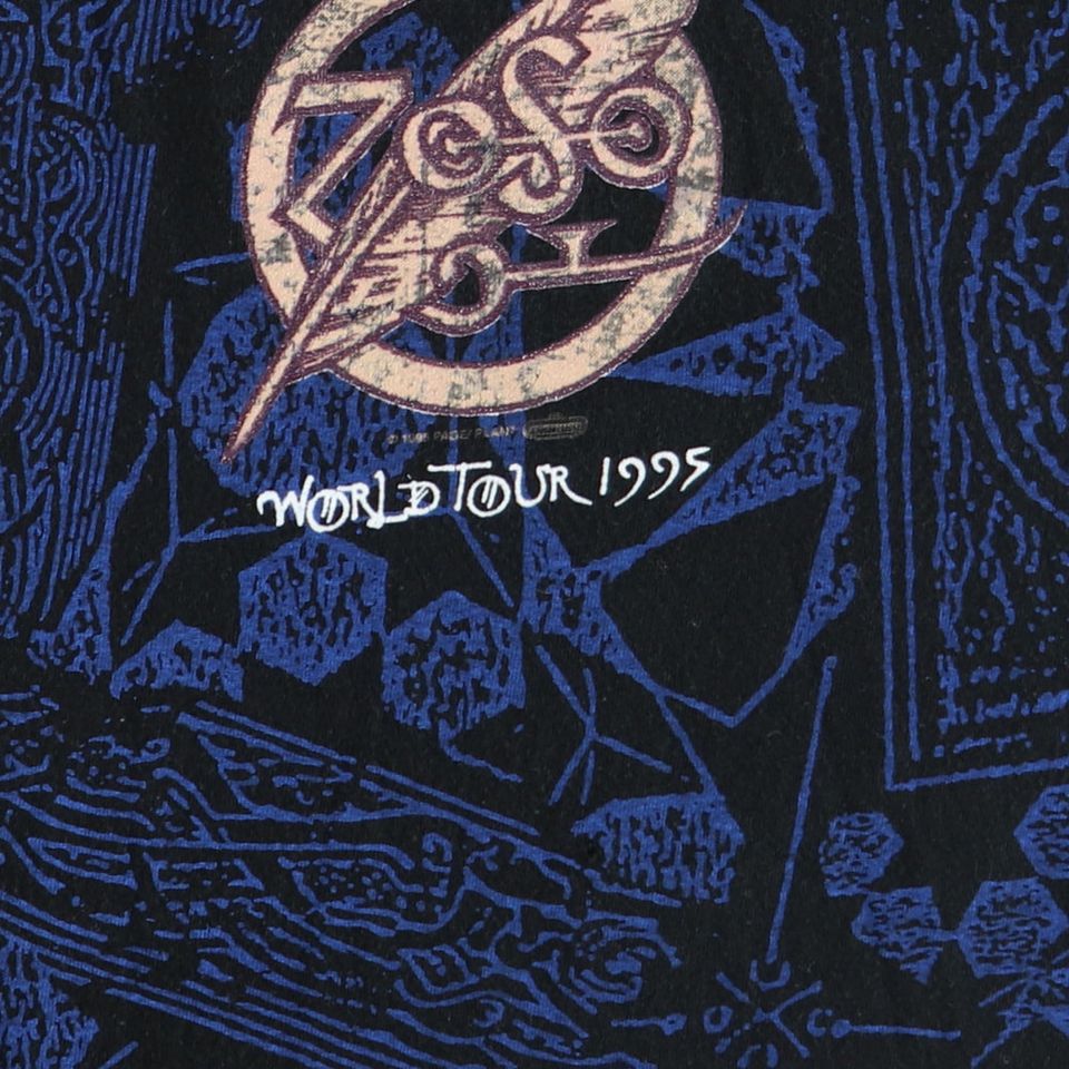 vintage 1995 Jimmy Page Robert Plant Zoso Tour Shirt