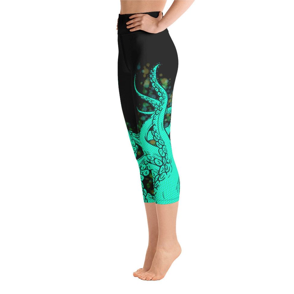 Tentacle Yoga Capri Leggings