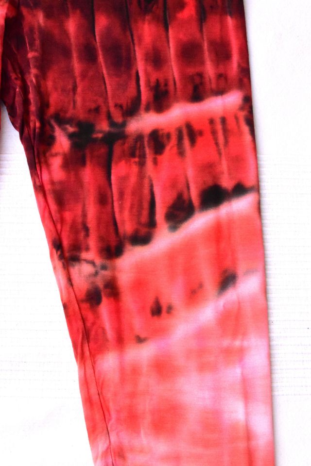 Leggings Batik orange red -Yoga