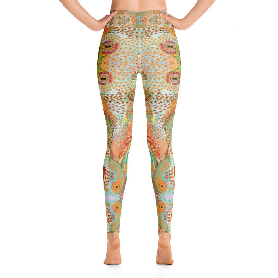 Aboriginal Tracks Yoga Leggings
