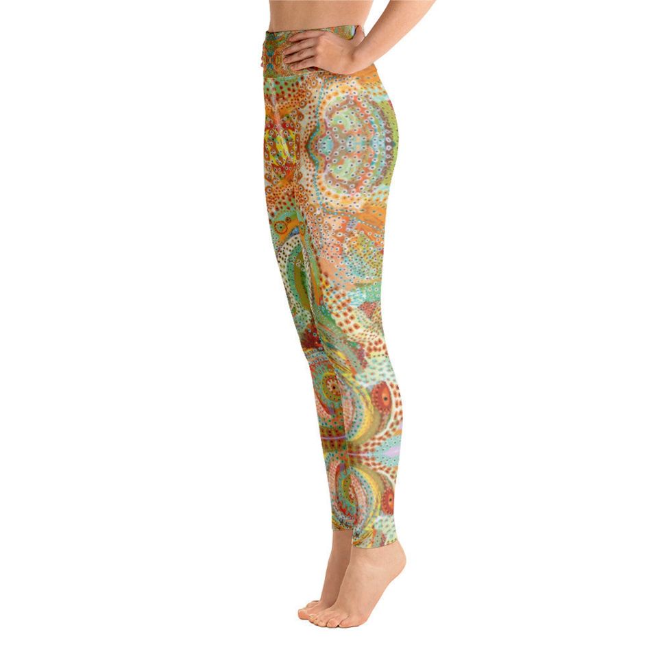 Aboriginal Tracks Yoga Leggings