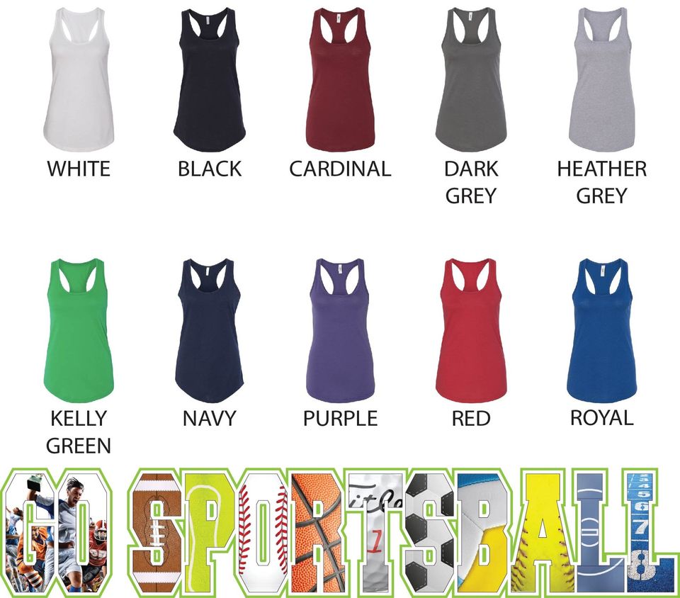 Custom Personalized Baseball Tank Top