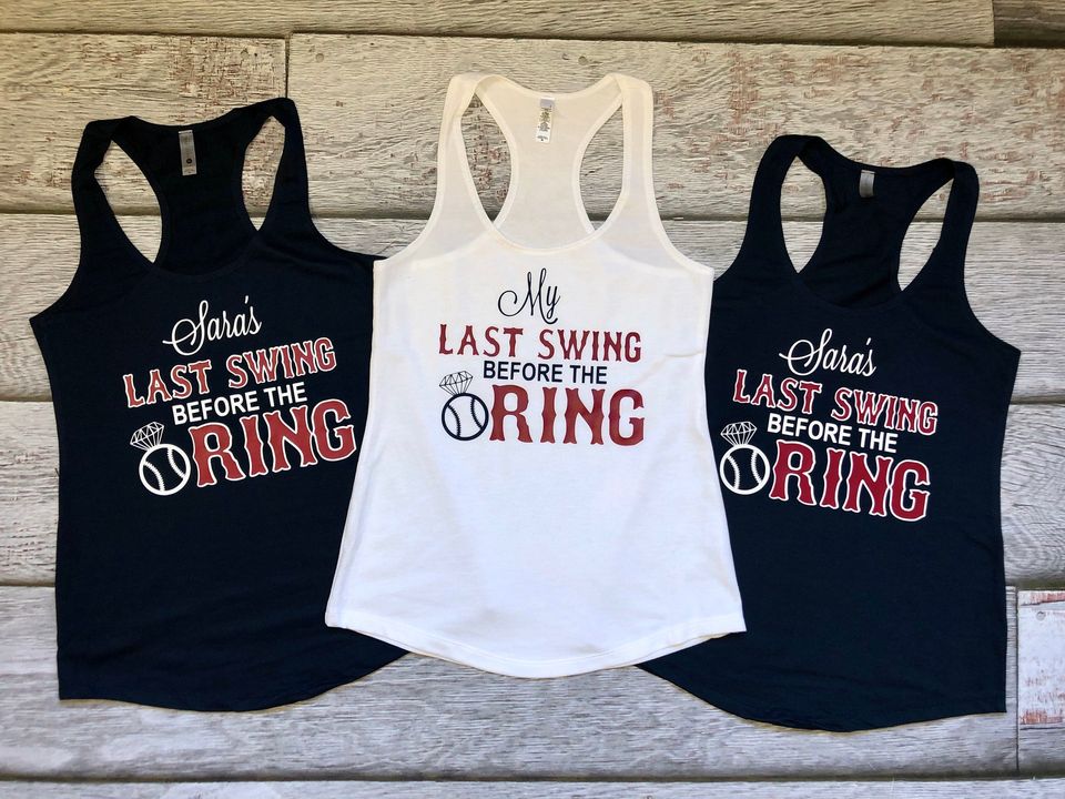 Baseball bachelorette shirts, Bachelorette Party shirts