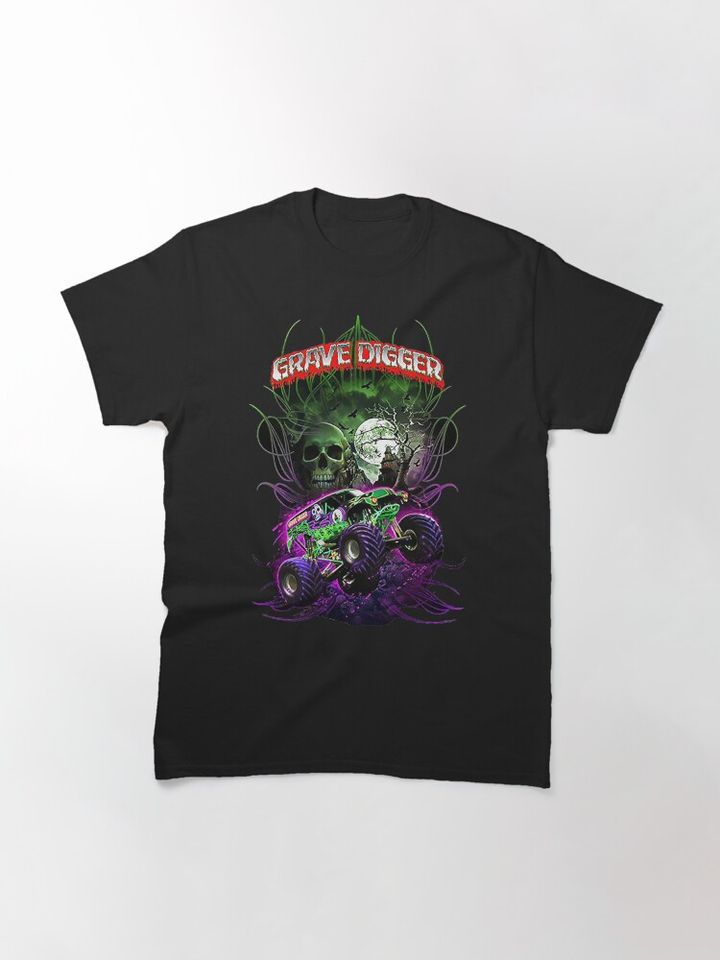 grave digger monster jam monster truck T-Shirt