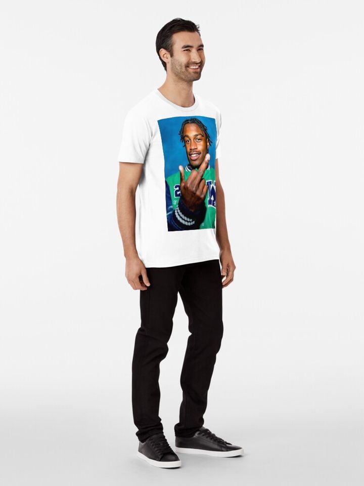 Lil Tjay Middle Finger Premium T-Shirt