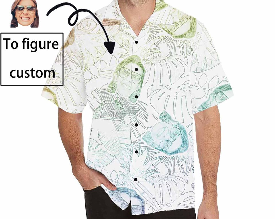 Custom Father's Day Gift,Summer Hawaiian Shirt
