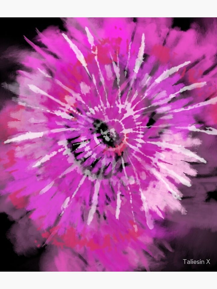 Pink/Lilac Tie Dye Pattern Backpack