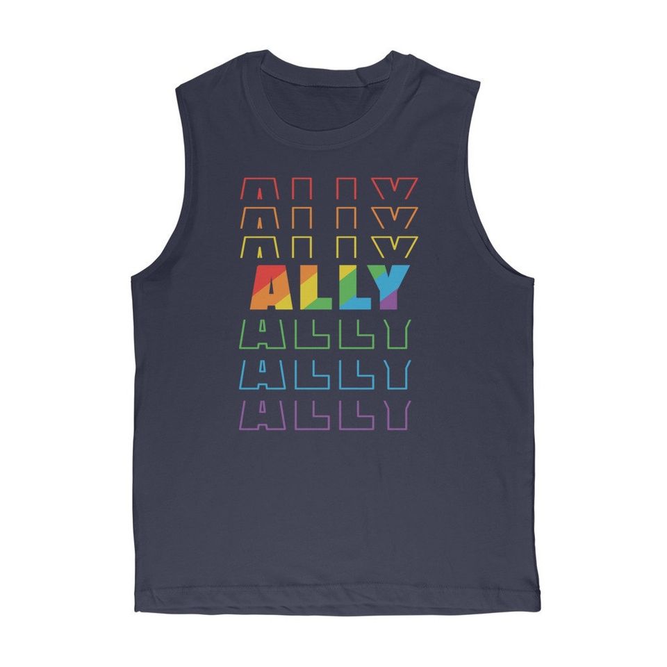 Ally Muscle Top, Pride Tank Top, LGBTQ Shirt