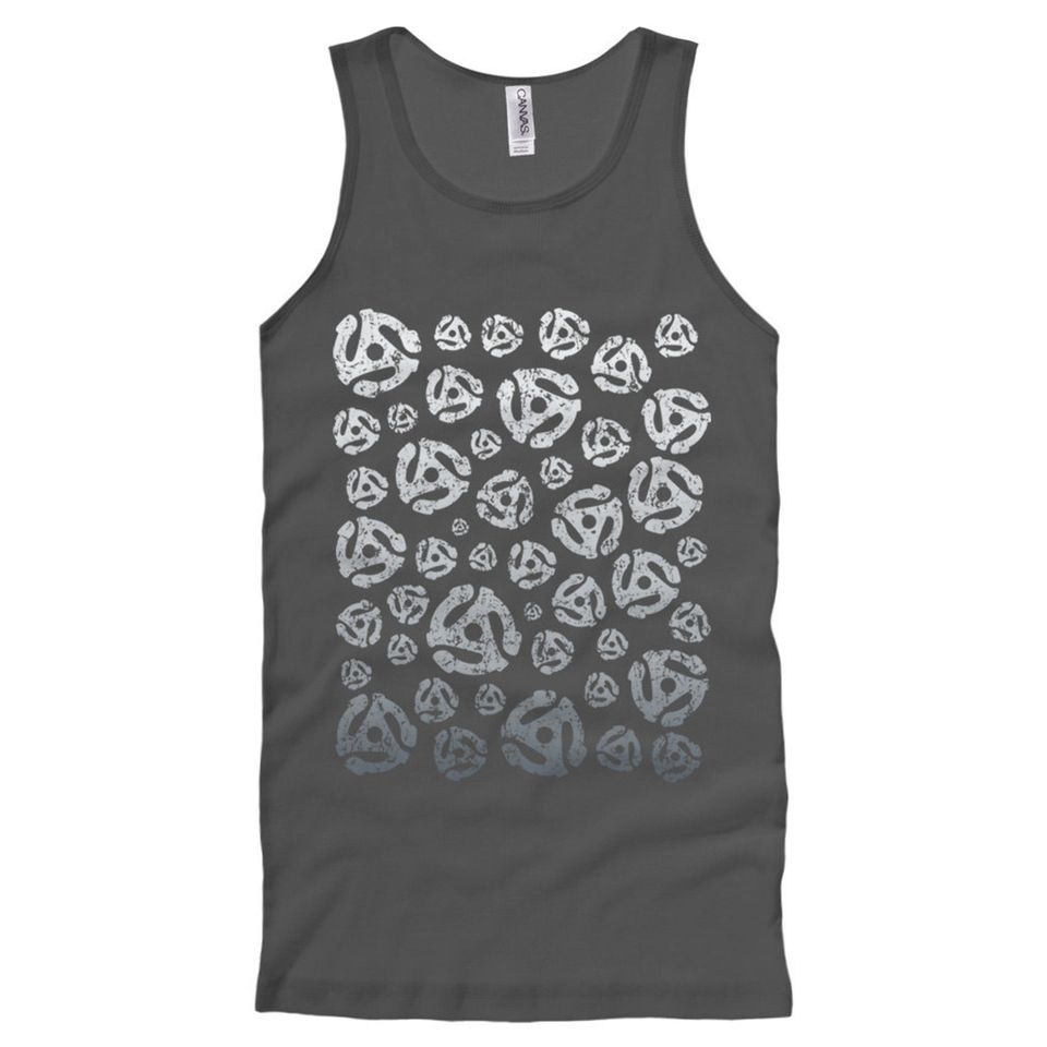 Tank Top - 45 45s Grayscale