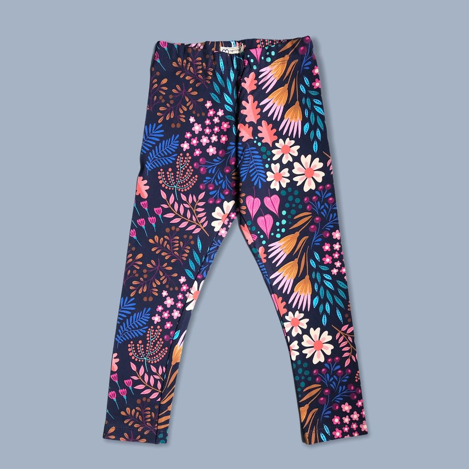 Leggings Blue Flowers