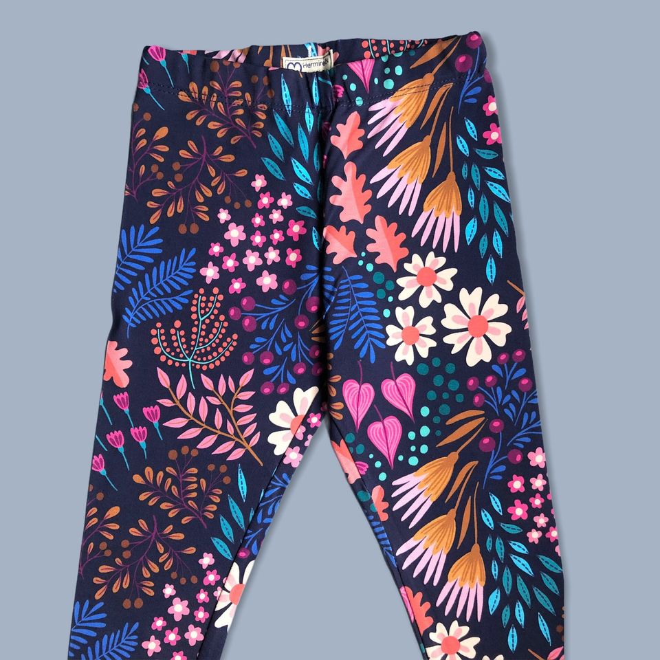 Leggings Blue Flowers