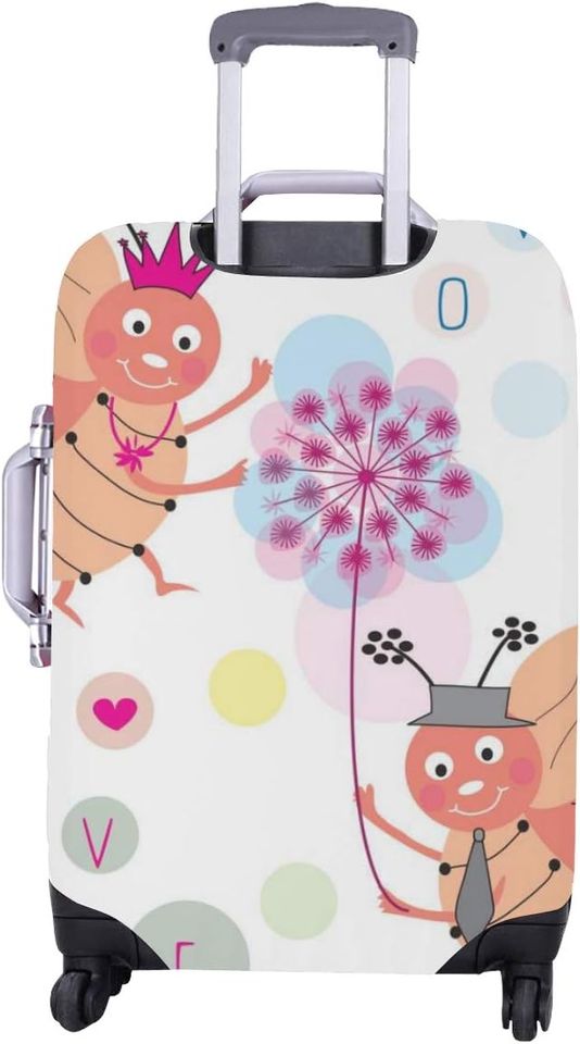 Suitcase Protector Cover Hard Working Little Honey Bee