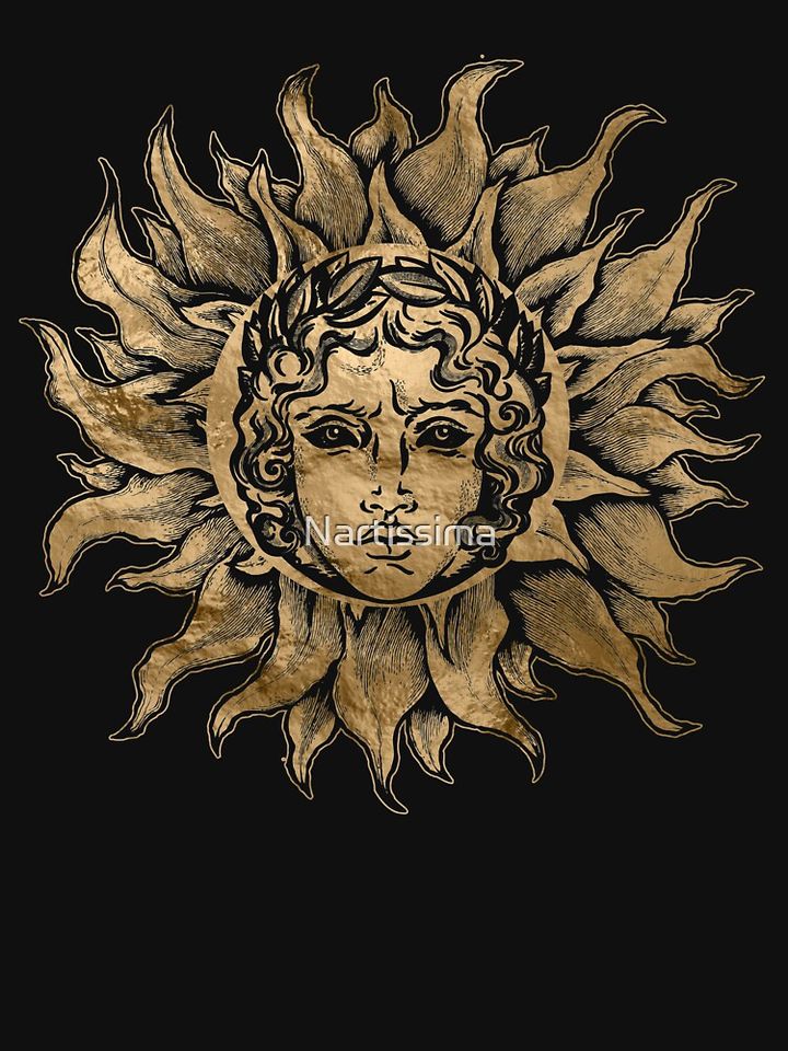 Golden Apollo Sun God  Tank Top