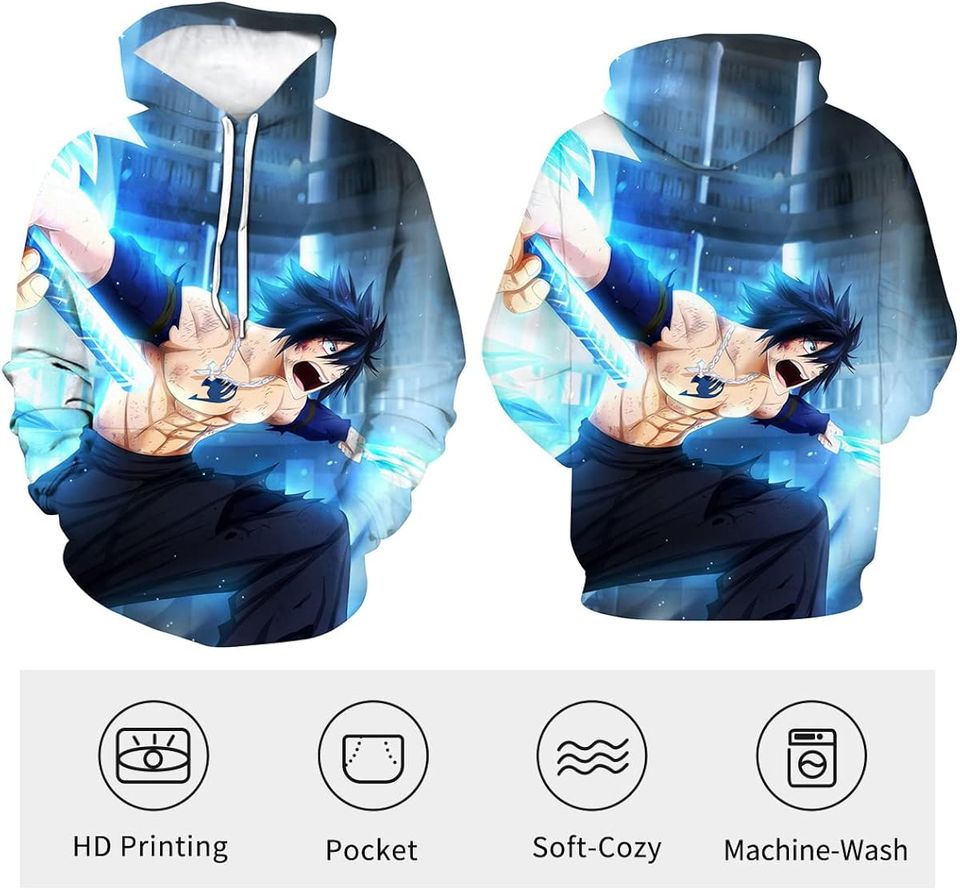 Japanese Anime Fairy Tail 3D Hoodie