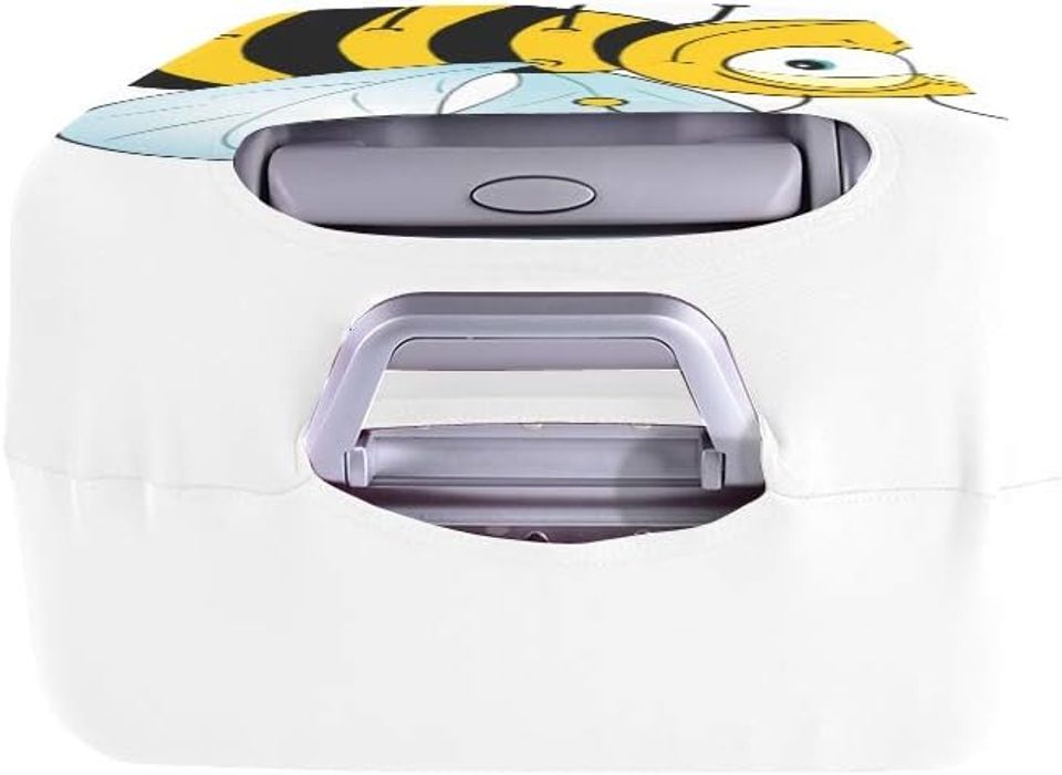 Vintage Luggage Cover Little Cute Bee Flying