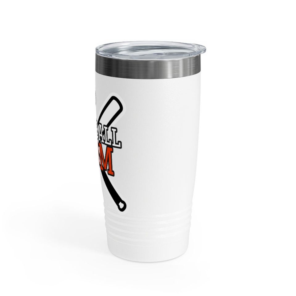 Softball Mom Ringneck Tumbler