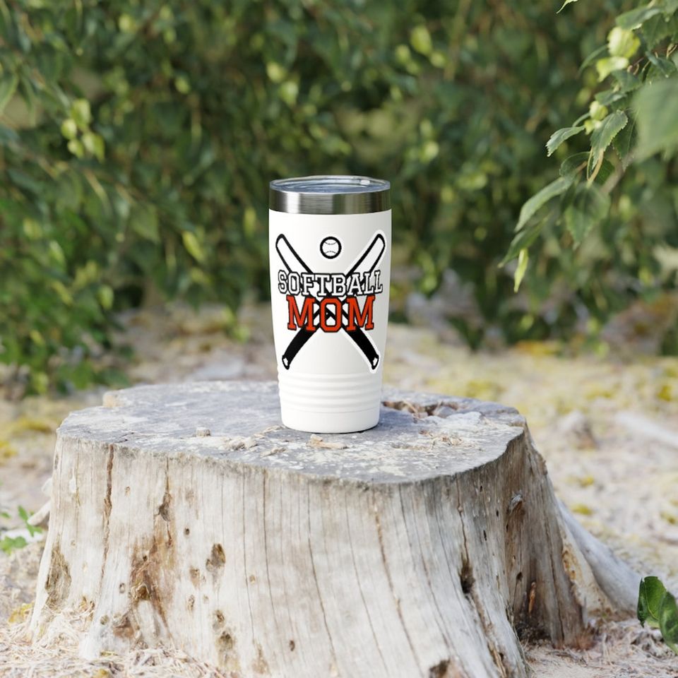 Softball Mom Ringneck Tumbler