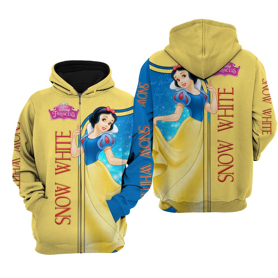 Snow White Princess 3D Hoodie