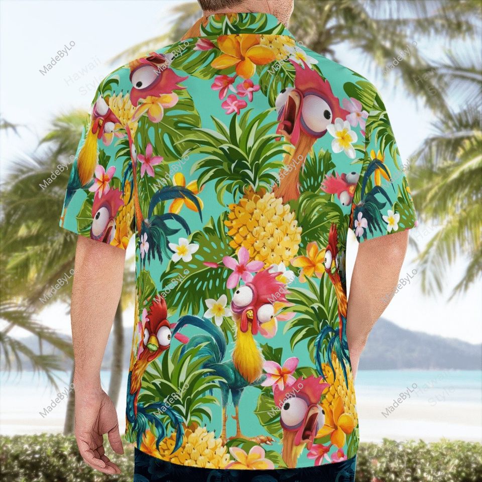 Hei Hei Pineapple Tropical Hawaiian Shirt