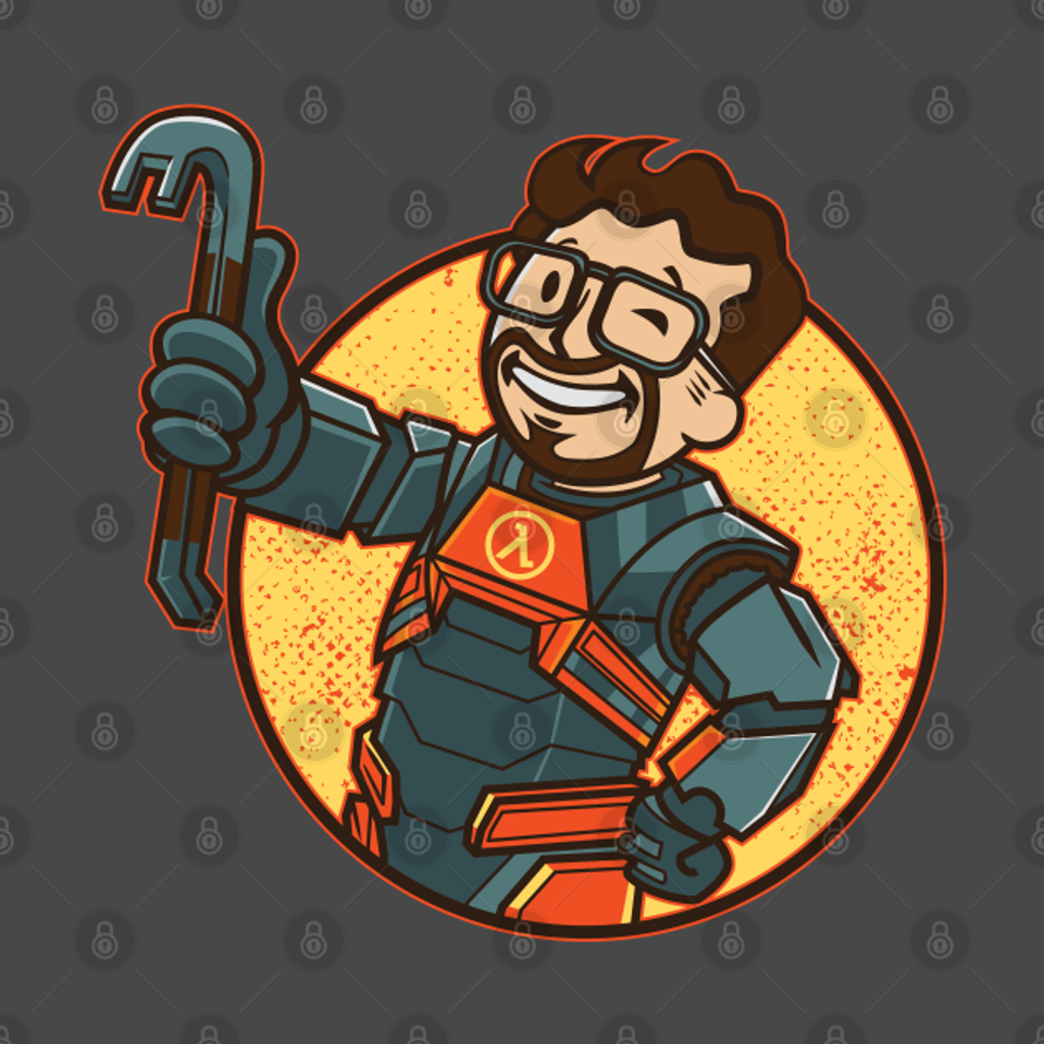 Lambda Boy II - Half Life - T-Shirt