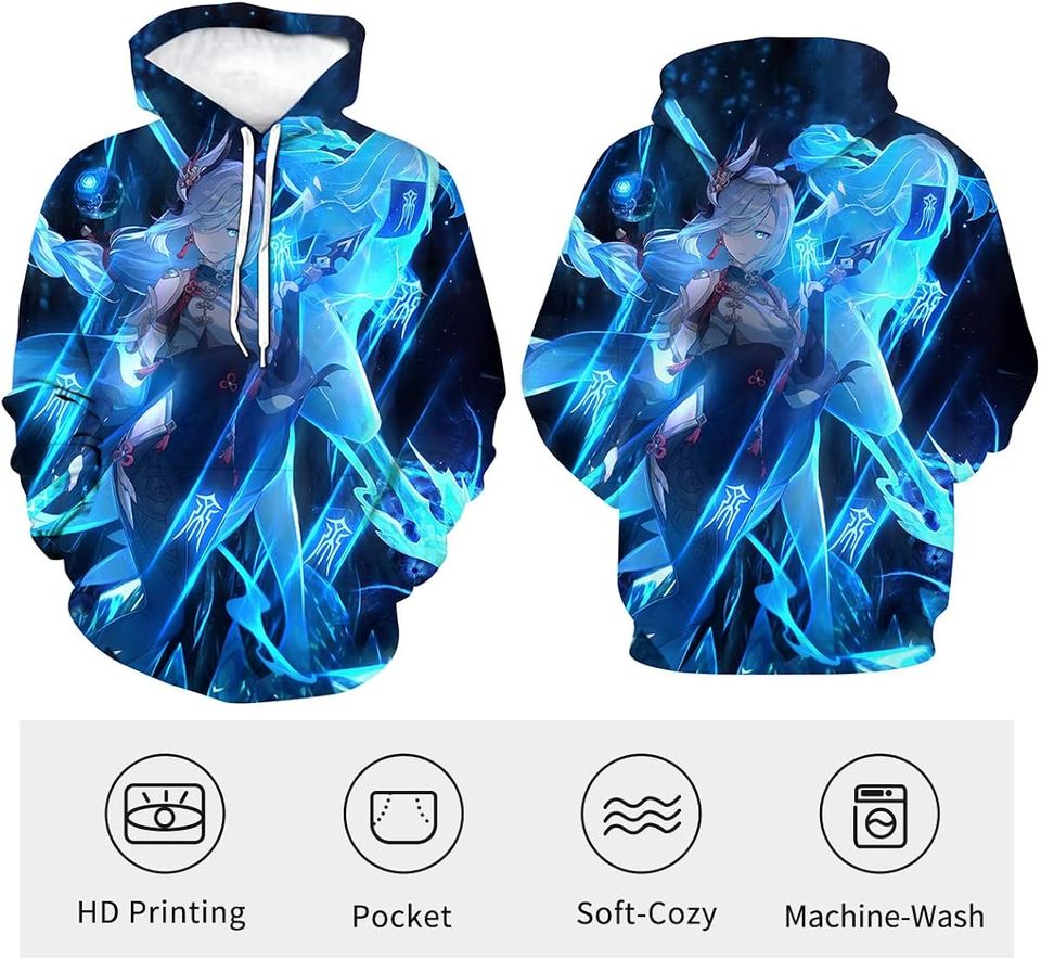 Japanese Anime Genshin Impact 3DHoodie