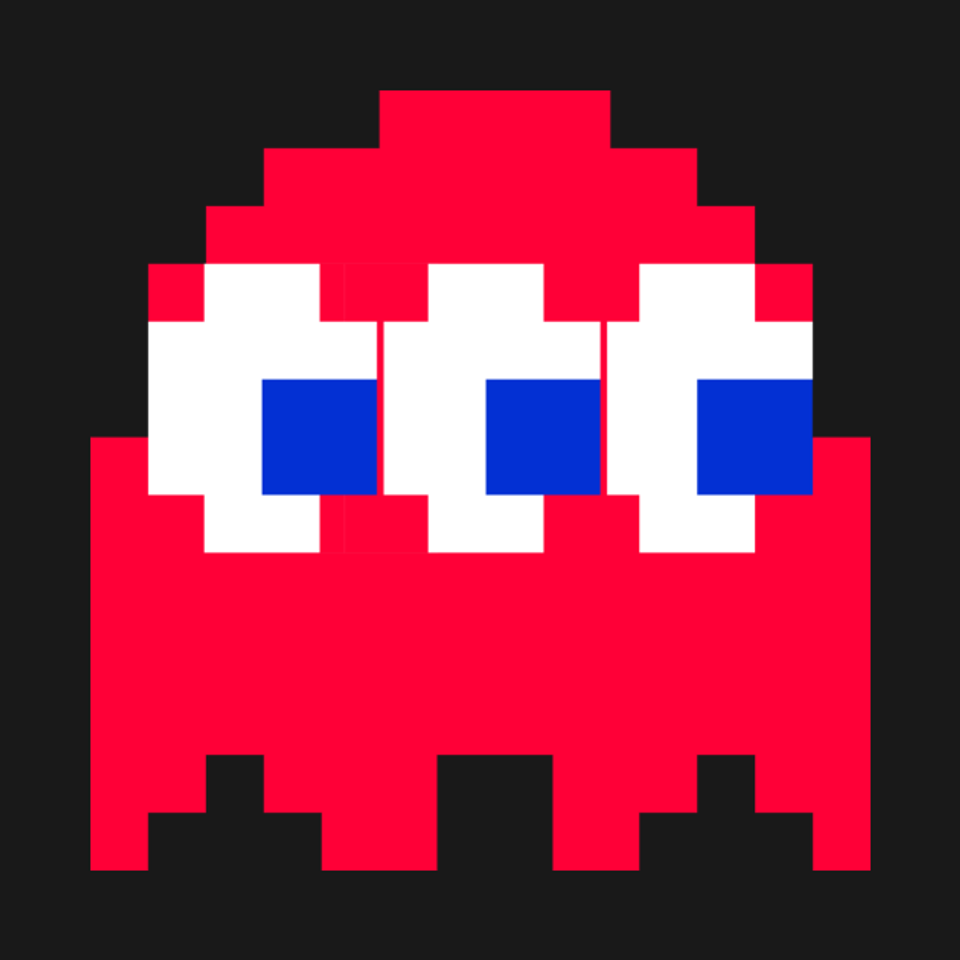 Three-Eyed Ghost - Pac Man - T-Shirt