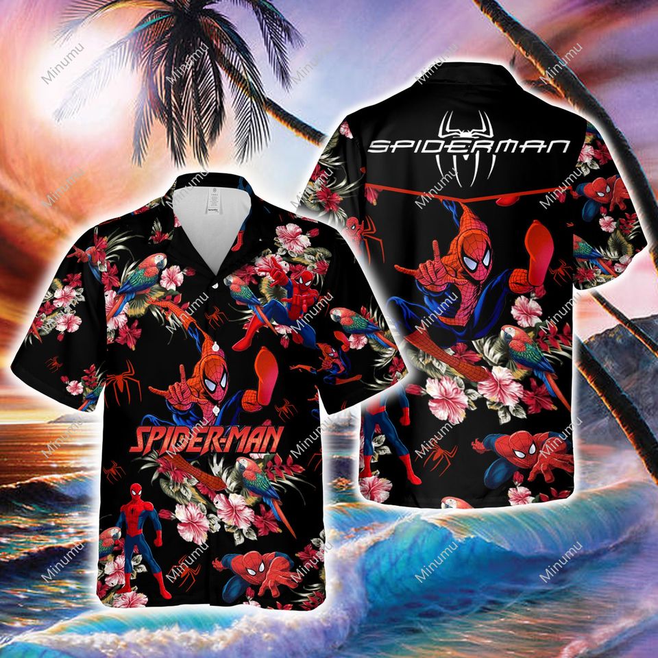 Spiderman Hawaiian Shirt