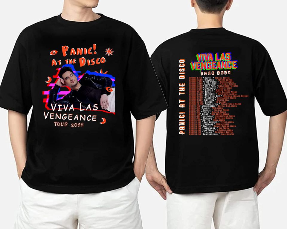 Panic At The Disco Viva Las Vengeance Tour 2022 Tshirt