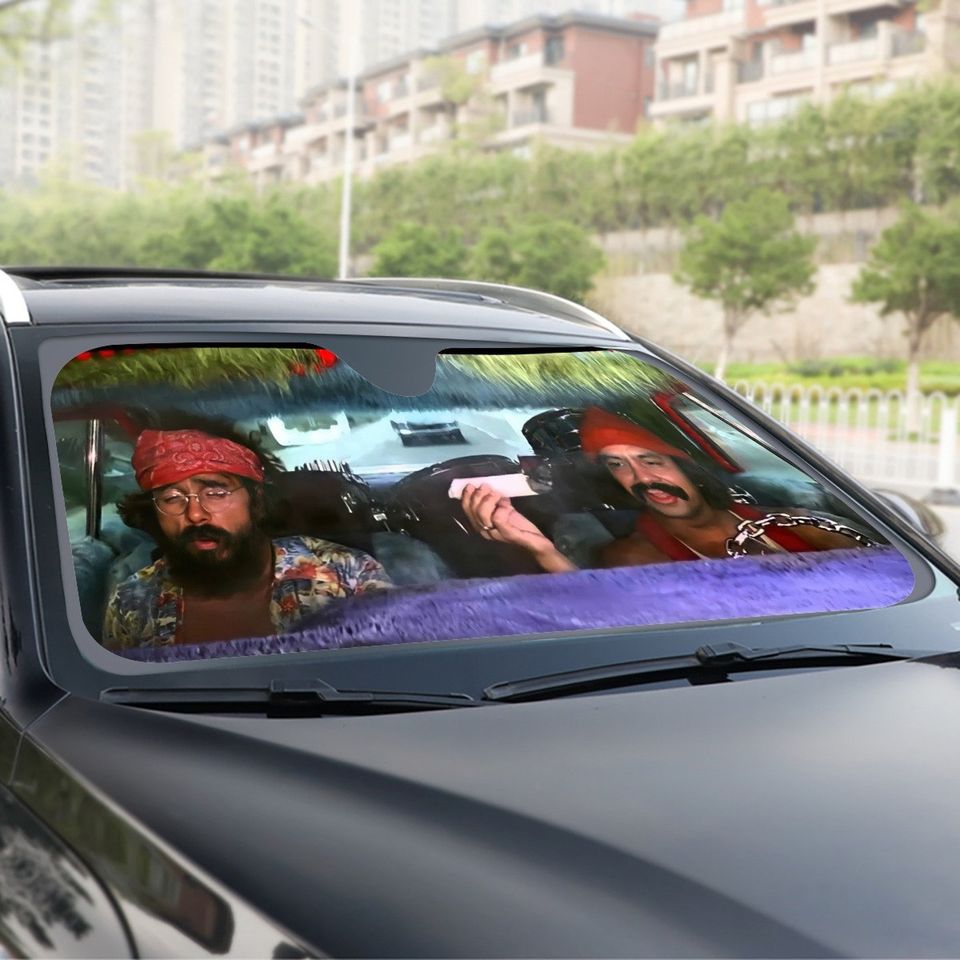 Cheech and Chong Up in Smoke Car Windshield Sunshade