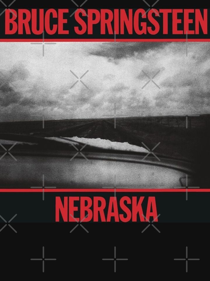 Brúcé Spríngstéén Nebraska Album Cover T-Shirt