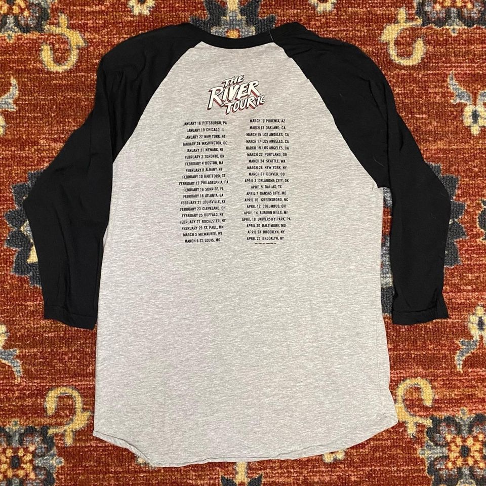 Bruce Springsteen 2016 River Tour Baseball Tee