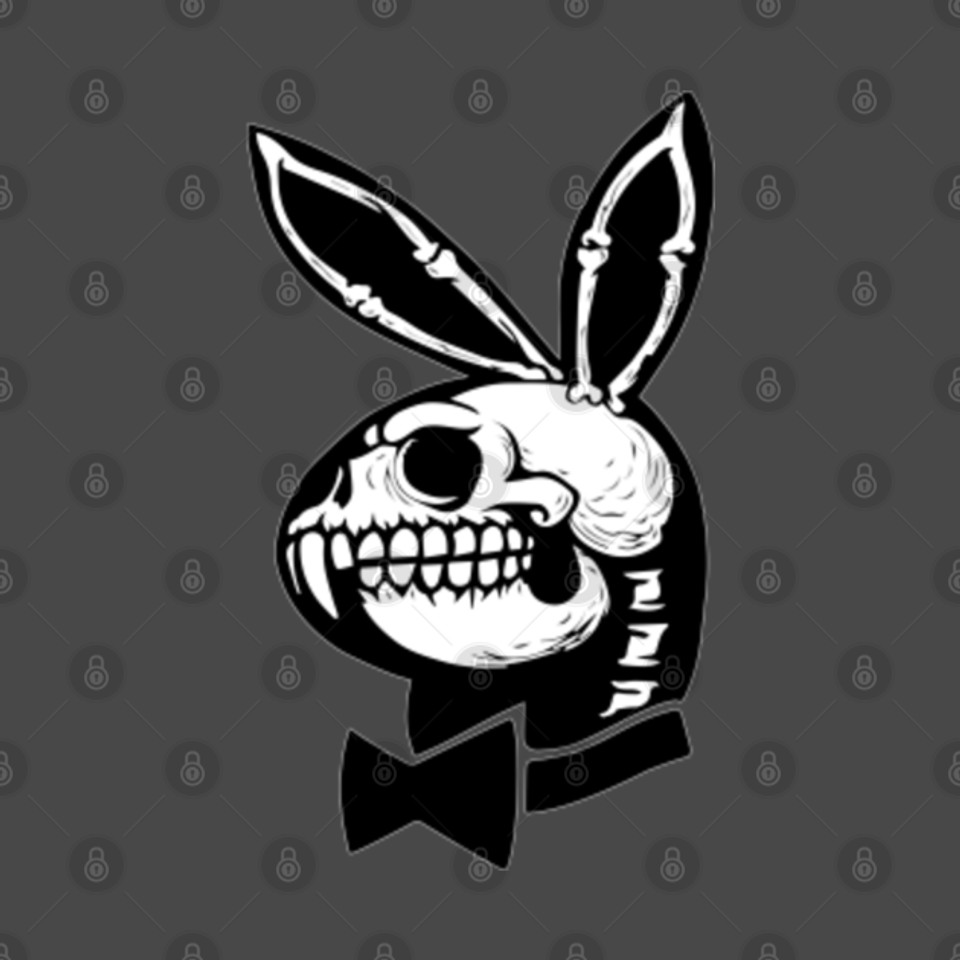 Playboy bunny skull - Playboy Bunny Skull - T-Shirt